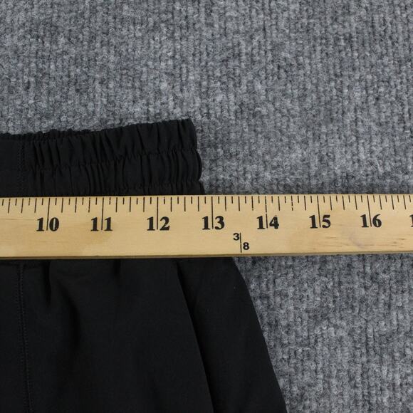 Lululemon Shorts Women 6 Hotty Hot High Rise Long 4 Black Lined Running Athletic - Picture 11 of 15